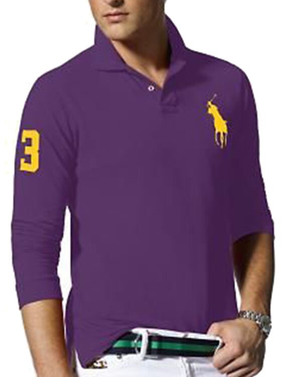 ראלף לורן-RALPH LAUREN POLO TSHIRT MEN LONG BIG PONY - Honey Flower