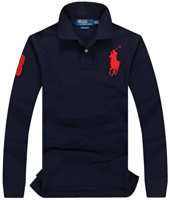 ראלף לורן-RALPH LAUREN POLO TSHIRT MEN LONG BIG PONY - Midnight Express