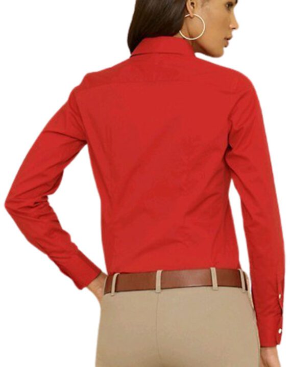 ⁦ראלף לורן-RALPH LAUREN SHIRT WOMEN - Persian Red⁩ – תמונה ⁦2⁩