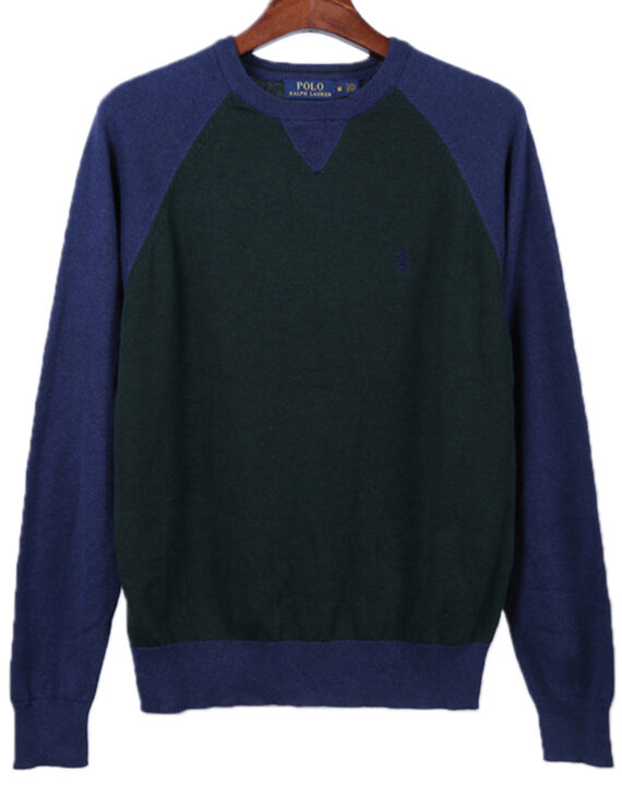 ראלף לורן-RALPH LAUREN SWETER MEN - NAVY BLUE & BLACK