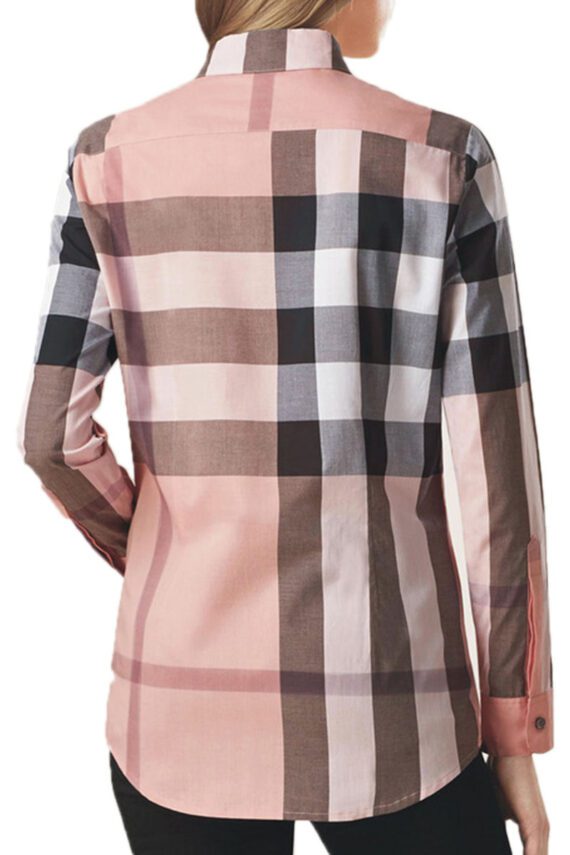 ⁦ברברי-BURBERRY WOMEN BUTTON- Oyster Pink⁩ – תמונה ⁦2⁩