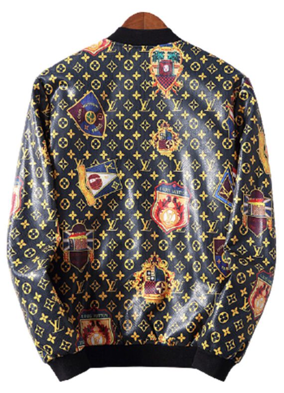 ⁦לואי ויטון-LOUIS VUITTON LEATHER JACKET MEN'S - Golden Glow & Rhino⁩ – תמונה ⁦2⁩