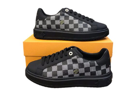 ⁦לואי ויטון - Louis Vuitton shoes - Dark Gray & Steel Grey⁩ – תמונה ⁦3⁩