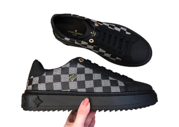 ⁦לואי ויטון - Louis Vuitton shoes - Dark Gray & Steel Grey⁩ – תמונה ⁦5⁩