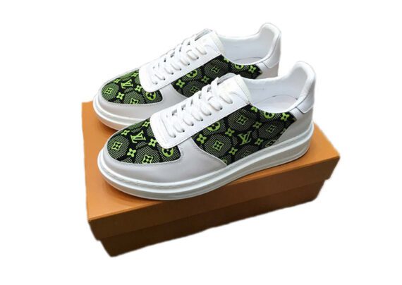 לואי ויטון - Louis Vuitton shoes - White Lilac Black & Celery