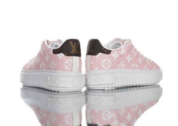 ⁦לואי ויטון - Louis Vuitton shoes - White & Pink Flare⁩ – תמונה ⁦7⁩