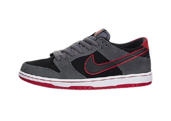 נעליי נייק-NIKE SB DUNK LOW PRO QS - Black & Vulcan