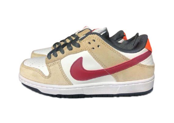 נעליי נייק-NIKE SB DUNK LOW PRO QS - Hippie Pink - Pavlova - Black & White