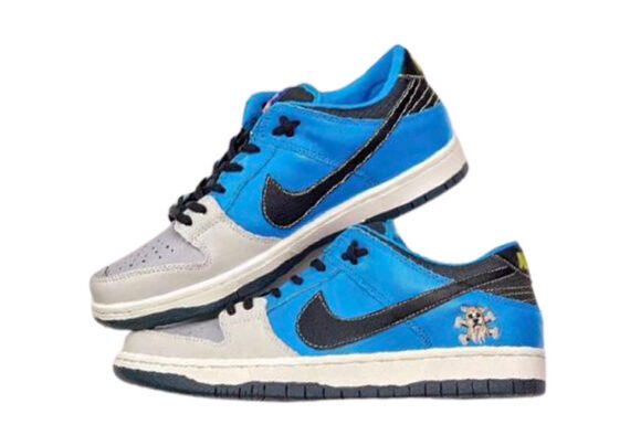 ⁦נעליי נייק-NIKE SB DUNK LOW PRO QS - Lochmara & Narvik⁩ – תמונה ⁦3⁩