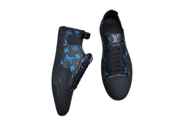 ⁦לואי ויטון - Louis Vuitton shoes - Black & Blue⁩ – תמונה ⁦5⁩