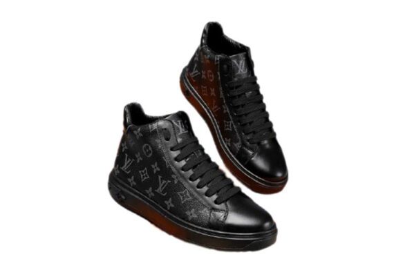 ⁦לואי ויטון - Louis Vuitton shoes - Black & Gray⁩ – תמונה ⁦4⁩