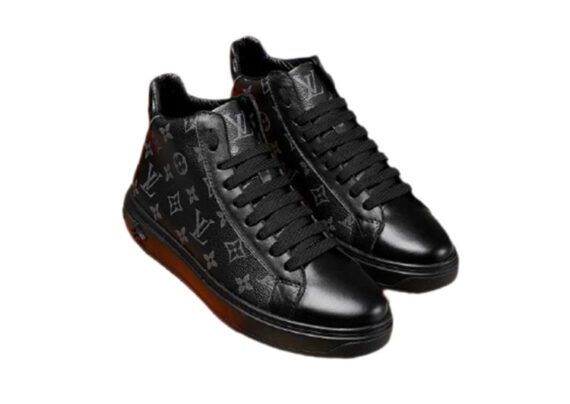 ⁦לואי ויטון - Louis Vuitton shoes - Black & Gray⁩ – תמונה ⁦2⁩