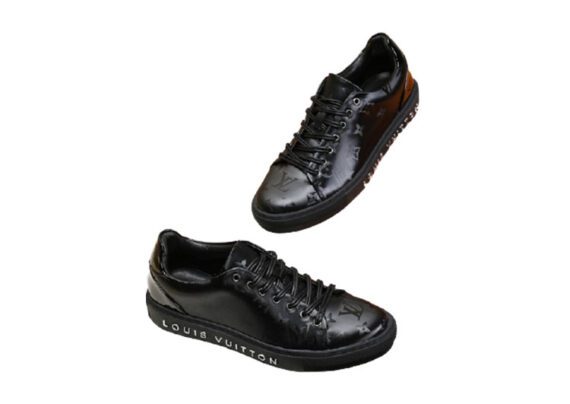 ⁦לואי ויטון - Louis Vuitton shoes - Black Mix⁩ – תמונה ⁦5⁩