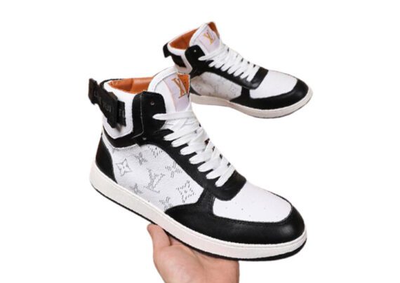 ⁦לואי ויטון - Louis Vuitton shoes - Black & White⁩ – תמונה ⁦6⁩