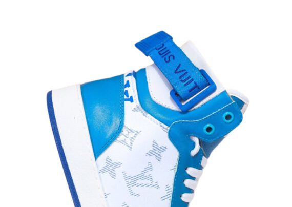 ⁦לואי ויטון - Louis Vuitton shoes - Blue & White⁩ – תמונה ⁦5⁩