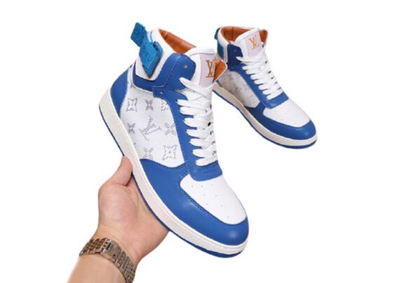 ⁦לואי ויטון - Louis Vuitton shoes - Blue & White⁩ – תמונה ⁦5⁩