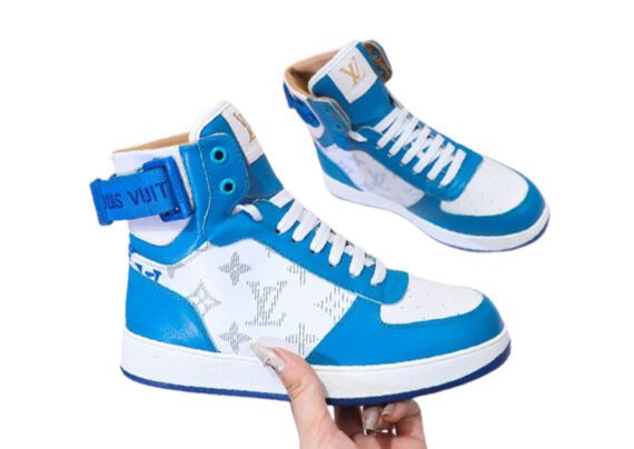 ⁦לואי ויטון - Louis Vuitton shoes - Blue & White⁩ – תמונה ⁦2⁩