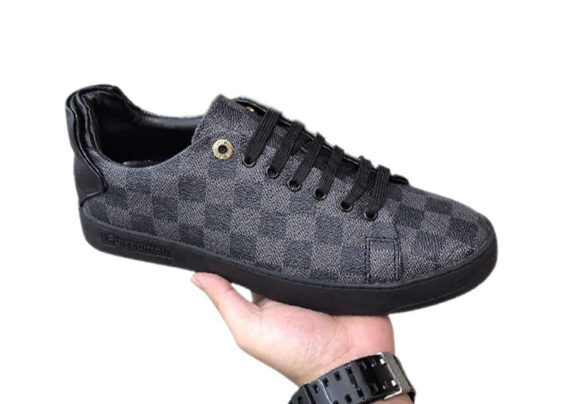 ⁦לואי ויטון - Louis Vuitton shoes - Shuttle Grey Mix⁩ – תמונה ⁦3⁩