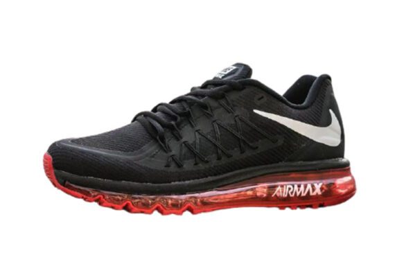 נעלי נייק-Nike Air Max 2015 - Charcoal & White Logo