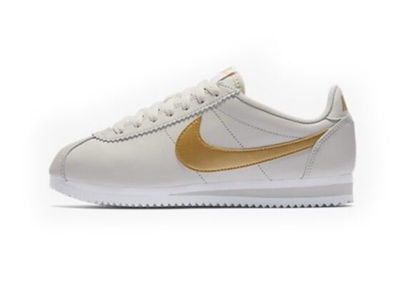 נעלי נייק-Nike Classic Cortez -Light_Bone_Gold_Womens_Shoes