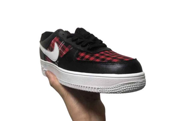 ⁦נעלי נייק -Nike Air Force 1 Low Black-Brown⁩ – תמונה ⁦5⁩