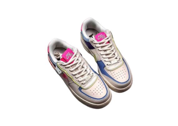 ⁦נעלי נייק -Nike Air Force 1 Low Blue Diamond-Brilliant Rose⁩ – תמונה ⁦4⁩