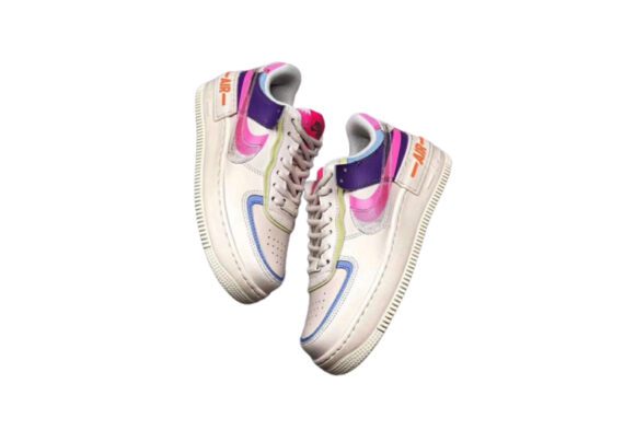 ⁦נעלי נייק -Nike Air Force 1 Low Blue Diamond-Brilliant Rose⁩ – תמונה ⁦3⁩