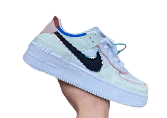 ⁦נעלי נייק-Nike Air Force 1 Low Iceberg Black Logo⁩ – תמונה ⁦2⁩