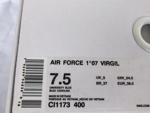 ⁦נעלי נייק -Nike Air Force 1 Low MARINER⁩ – תמונה ⁦12⁩