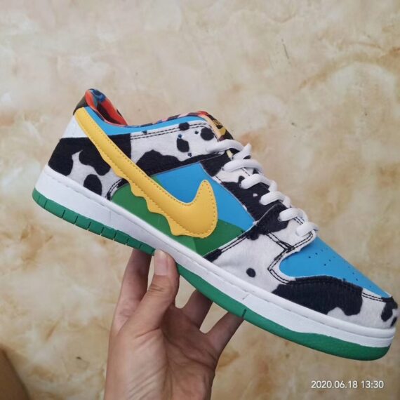 ⁦נעלי נייק-Nike Air Force 1 Low Pattens Blue Pelorous Combo⁩ – תמונה ⁦6⁩