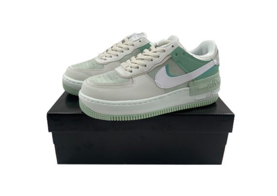 ⁦נעלי נייק -Nike Air Force 1 Low SILVER CHALICE-CADET BLUE⁩ – תמונה ⁦2⁩