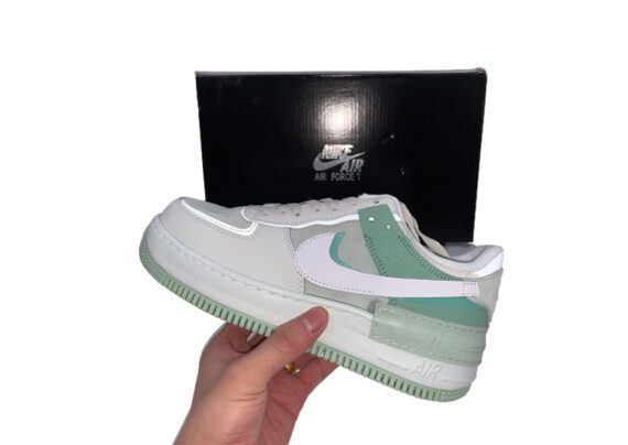 ⁦נעלי נייק -Nike Air Force 1 Low SILVER CHALICE-CADET BLUE⁩ – תמונה ⁦4⁩