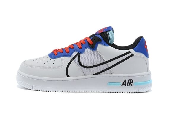 נעלי נייק -Nike Air Force 1 Low - White Blue & Red