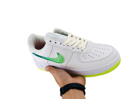 ⁦נעלי נייק -Nike Air Force 1 Low White-Fern⁩ – תמונה ⁦5⁩