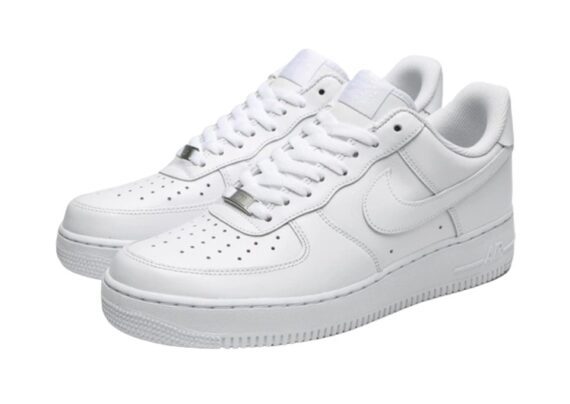 ⁦נעלי נייק-Nike Air Force 1 Low White⁩ – תמונה ⁦2⁩