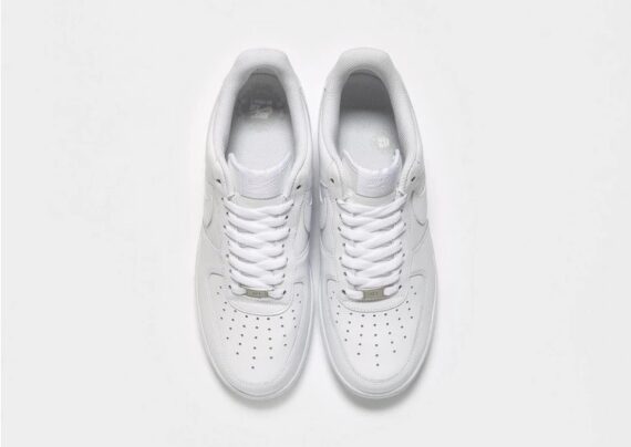 ⁦נעלי נייק-Nike Air Force 1 Low White⁩ – תמונה ⁦5⁩