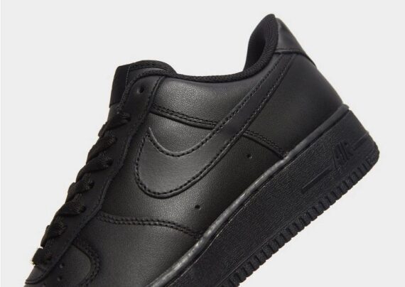 ⁦נעלי נייק-Nike Air Force 1 Low BLACK⁩ – תמונה ⁦4⁩