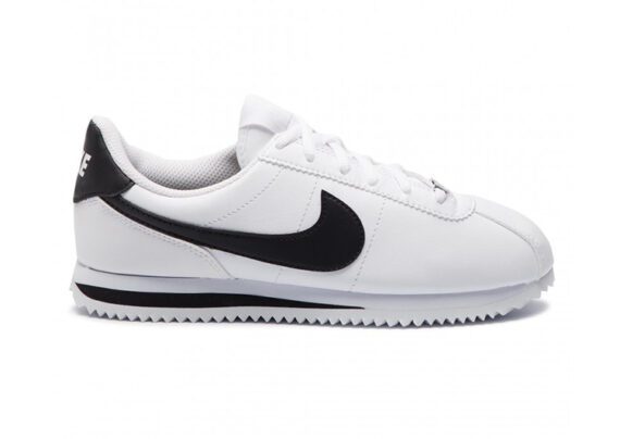 ⁦נעלי נייק-Nike Classic Cortez - Black Logo & White⁩ – תמונה ⁦2⁩