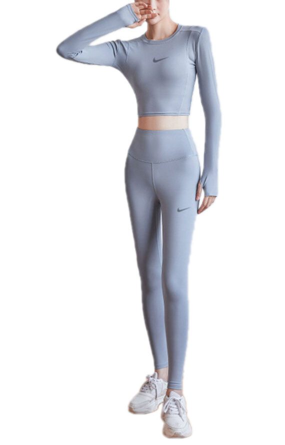 נייק-NIKE set women-GRAY