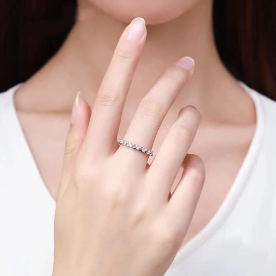 ⁦טבעת יוקרה-selver Rings For Women Real 925 Sterling⁩ – תמונה ⁦2⁩