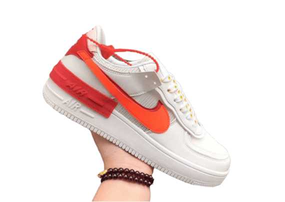 נעלי נייקNike Air Force 1 -RED WHITE-