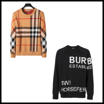 BURBERRY SWETER סריגים ברברי קטלוג