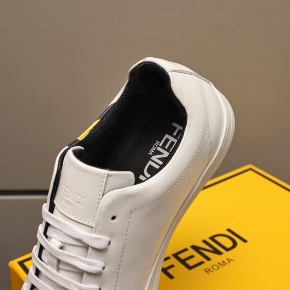 ⁦פנדי - FENDI SHOES - White & Sunglow⁩ – תמונה ⁦4⁩