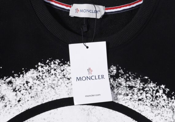 ⁦מונקלר-MONCLER SWEATER MEN Black⁩ – תמונה ⁦4⁩