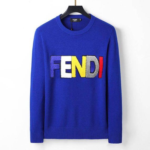 פנדי - FENDI SWETER LONG - Blue