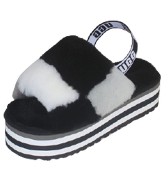 כפכפי האגג דיסקו UGG W DISCO CHECKER SLIDE