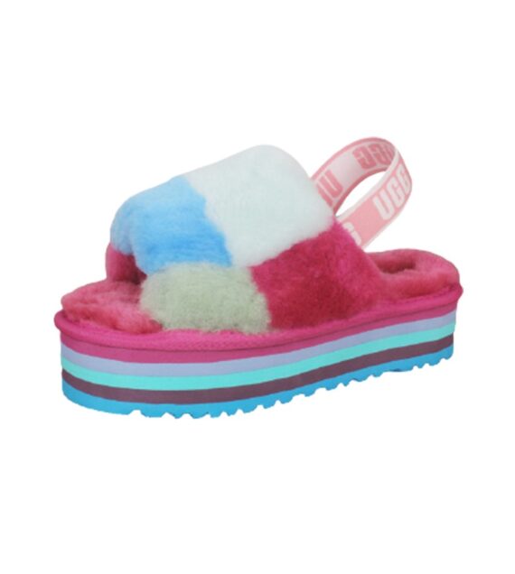 ⁦כפכפי האגג דיסקו UGG W DISCO CHECKER SLIDE⁩ – תמונה ⁦17⁩