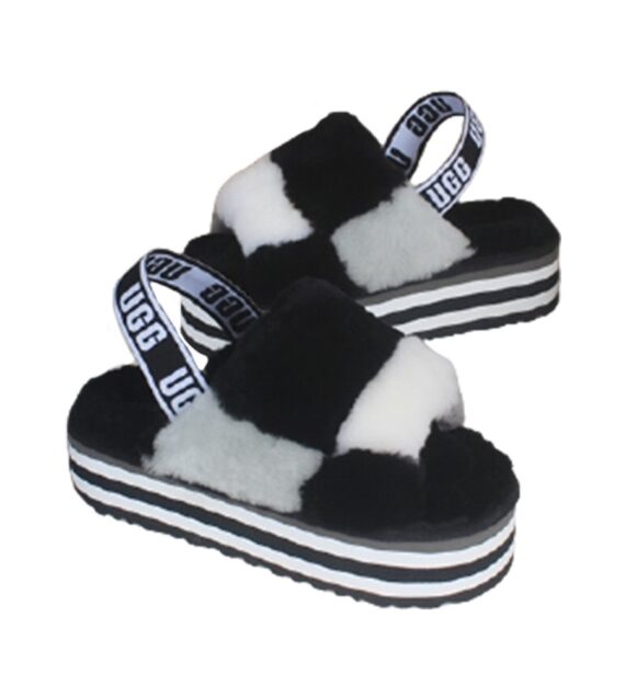 ⁦כפכפי האגג דיסקו UGG W DISCO CHECKER SLIDE⁩ – תמונה ⁦25⁩