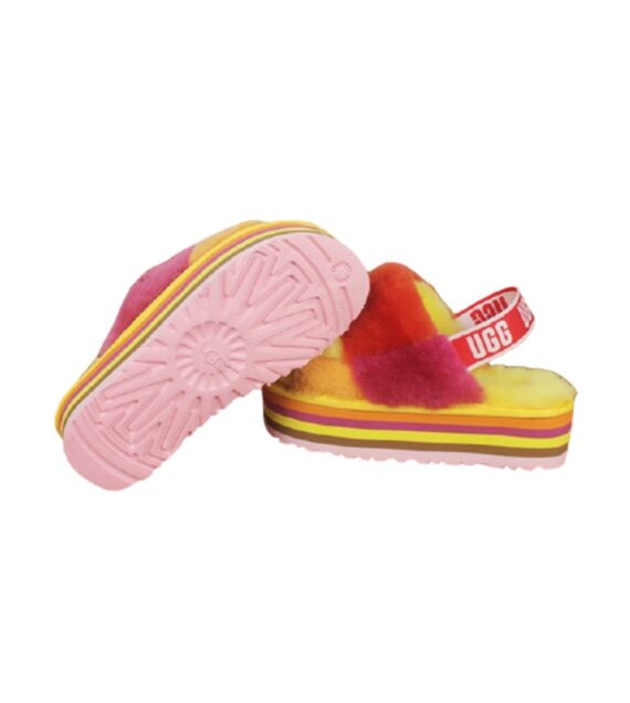 ⁦כפכפי האגג דיסקו UGG W DISCO CHECKER SLIDE⁩ – תמונה ⁦5⁩