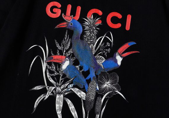 ⁦גוצ'י - GUCCI Tshirt - Black⁩ – תמונה ⁦4⁩